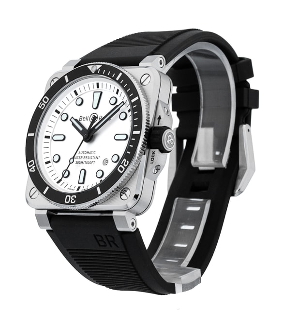 Bell and Ross BR03-92 BR0392-D-WH-ST/SRB Image 2